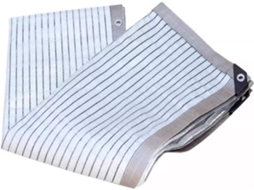 75% Sun Shade Cloth With Grommets, Pergola Shade Cover Canopy, Mesh Tarp Sun Screens For Patio Outdoor Garden Backyard