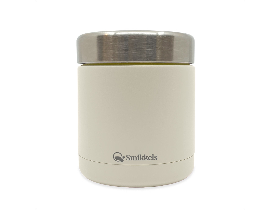 Lancheira Térmica Smikkels Recipiente Para Alimentos, Cor Branca, 350ml