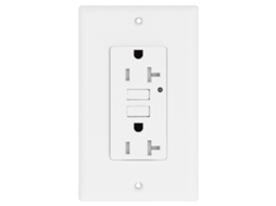 Tomada Gfci Ld‑3008b Certificada Etl, Placa Inteligente Decorativa De Abs, 125v Ac
