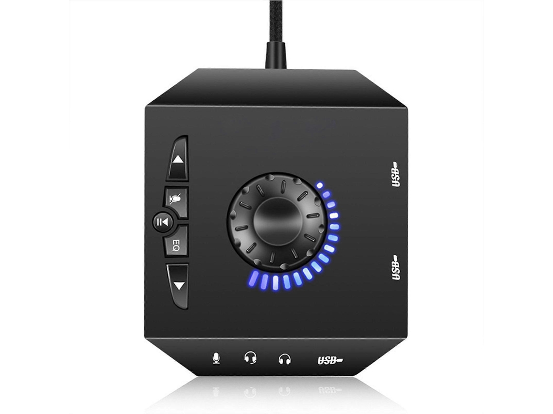 Adaptador De Áudio Externo De 7.1 Canais Com Conector Usb 2.0/3,5 Mm Plug Play Driver Gratuito Placa De Som Externa Usb Profission Slowmoose
