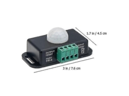 Lurelia Interruptor Com Sensor De Movimento Pir, 2 Peças, 24 V, Dc 12 V, 120°, Ip20, Para Iluminação Led