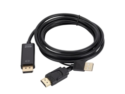 Lurelia Adaptador Ativo Hdmi Para Displayport Full Hd 1080p Macho Para Macho, Plug Play Áudio
