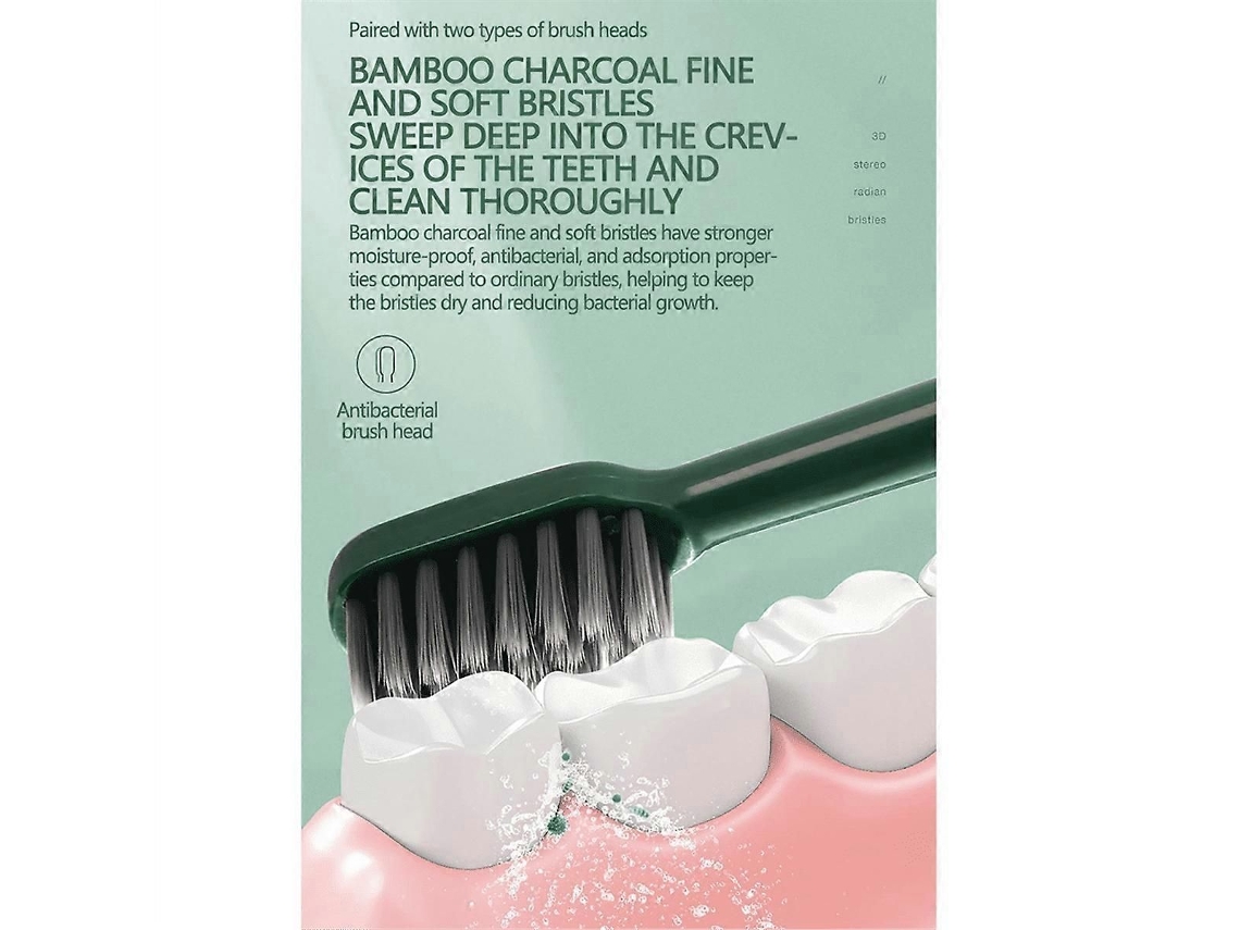 Escova De Dentes Elétrica Para Adultos E Crianças, Com 6 Modos De Funcionamento E Bateria Recarregável.