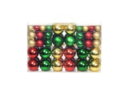 Conjunto 100 Conjunto bolas natal VIDAXL Multicolor Plástico