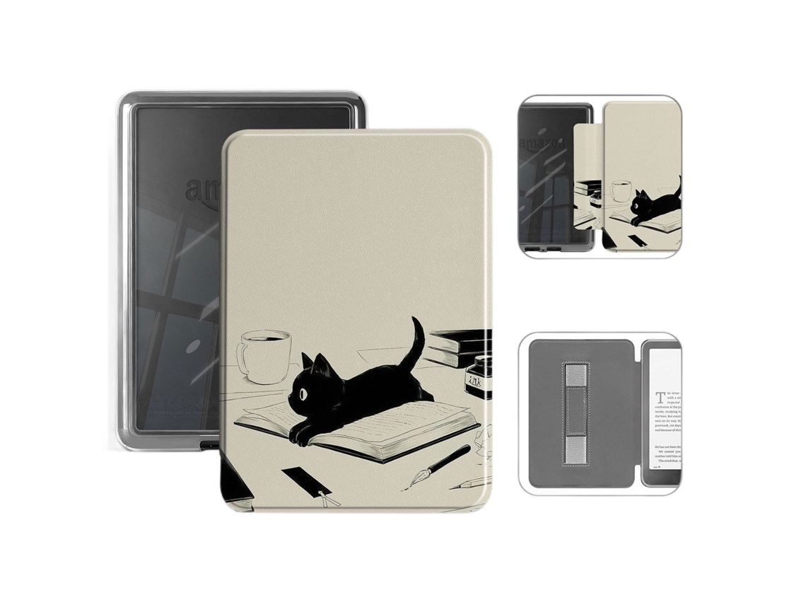 Capa Protetora De E Reader Para Kobo Clara Colour N367/clara Bw N365/clara 2e N506 6 Polegadas (gato)
