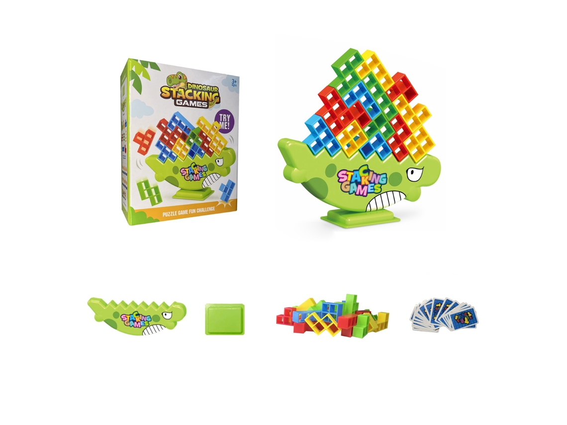 Jogo De Torres De Equilíbrio Diversão Com Blocos De Empilhar Para Crianças E Adultos Jogo Inovador Para Toda A Família Aquaforge