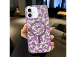 Capa Para Iphone 17 Com Estampa De Leopardo, Magsafe E Laminação Dupla Face Imd