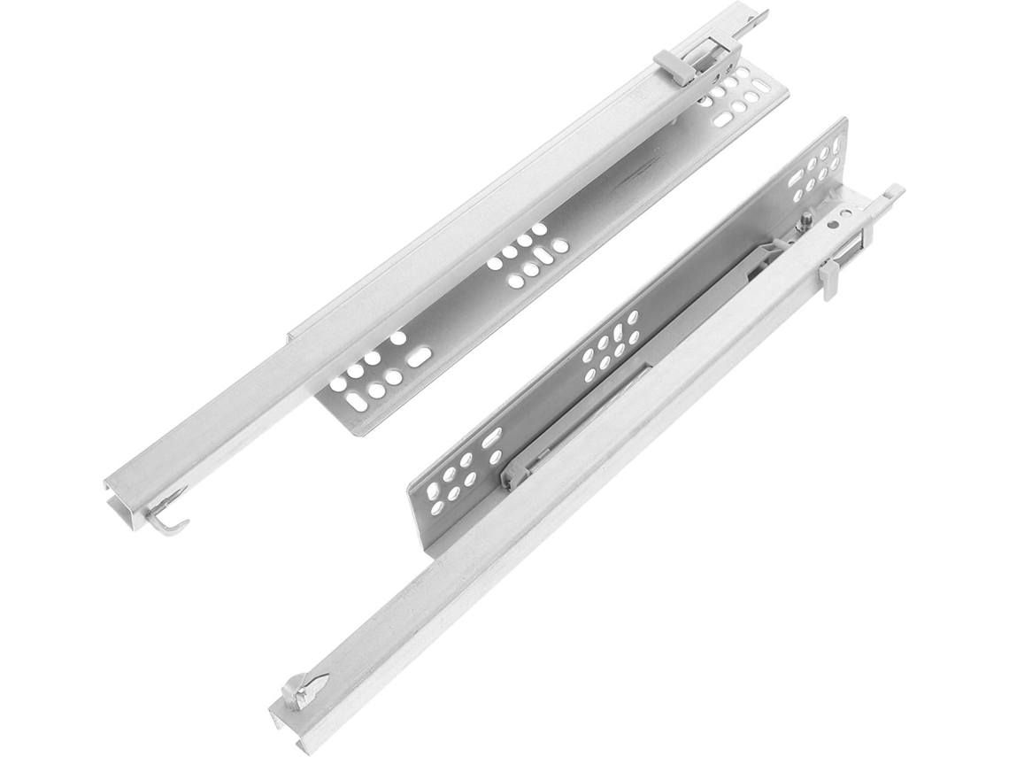 Corrediças Para Gaveta Kichouse De Aço Laminado A Frio Alta Resistência, 35, 5cm 14 Polegadas, 2 Peças, Trilho