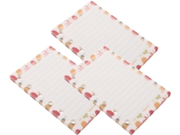 Pacote Com 3 Refis De Papel Colorido A7 6 Furos Para Cadernos, Liso Organização Escolar, De Escritório E