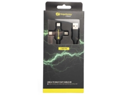 Cabo Usb A-Multi Out 2 M Douradoridgemonkey