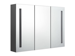 Bathroom Cabinet, Bathroom Cabinets Vidaxl Cinzeto Mdf (89 X 14 X 62 Cm)