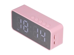 HURRISE G50 Relógio Alto-Falante com Mp3 Player e Alarme Carregador de Relógio de Mesa