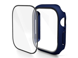 Capa Rígida De Pc Compatível Com Apple Watch Series 10 De 42 Mm Com Protetor De Tela De Vidro Temperado Webake