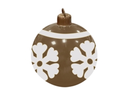 Bola Inflável de Natal em PVC com 60cm