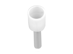 Laxiscreed Terminal Tubular Insulado E1008 Para Conexões Seguras E Isoladas