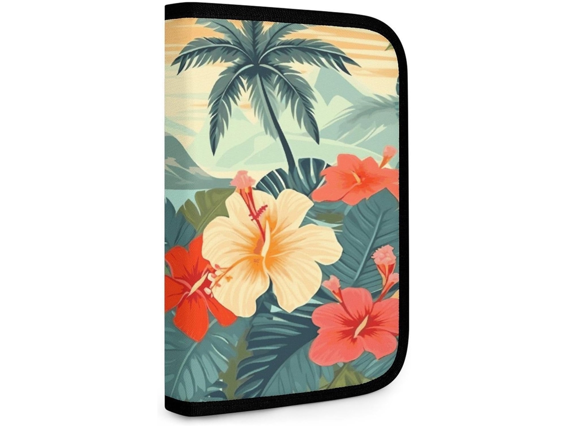 Bolsa dupla Havaiana para ferramentas, bolsa de armazenamento pequena e multiuso com zíper, bolsa de viagem.