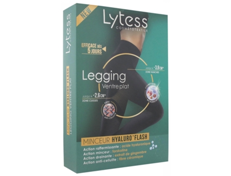 Legging Cosmétotêxtil Minceur Hyaluro'Flash Barriga Plana Tamanho: S/M LYTESS