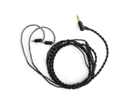 Cabo de Fone de Ouvido com Microfone para Sennheiser Ie40, 1,2m, Preto | S/MARCA