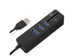 Jdl-hsd5 Hub Usb Combo Splitter 3/6 Portas Hub Usb 2.0 Leitor De Cartões Mini Sd Tf