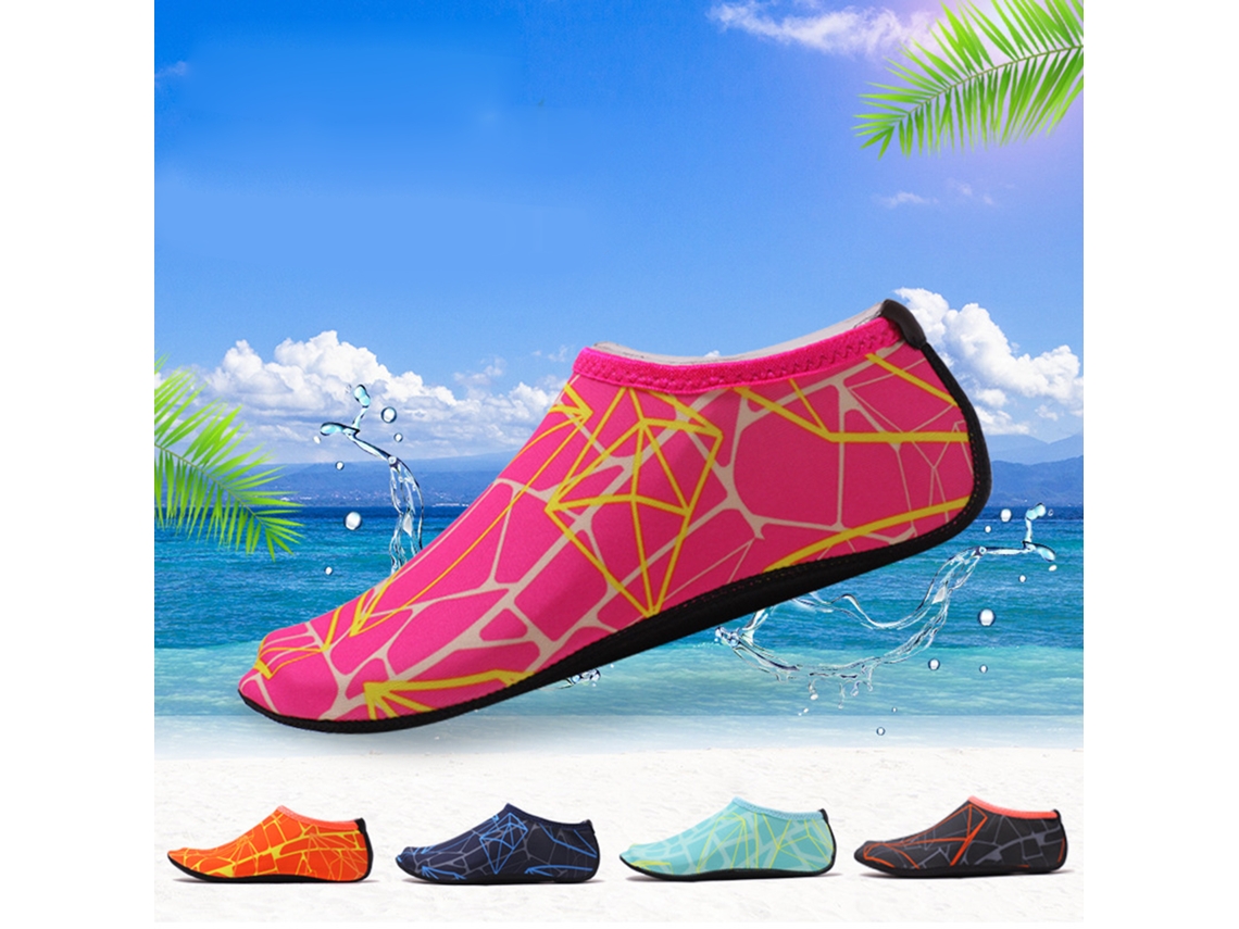 Meias Aqua Barefoot Para Mergulho Sapatos Praia Natação Surf Snorkeling Mergulho Scuba