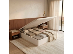 Sommier com Arrumação ROYAL SLEEP Space Bed - 105x200cm (31 Cm de Altura - Branco)