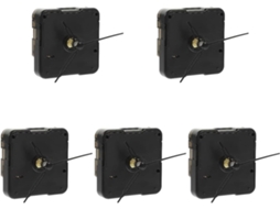 Conjunto Com 5 Relógios De Parede Silenciosos Para Montar (faça Você Mesmo)