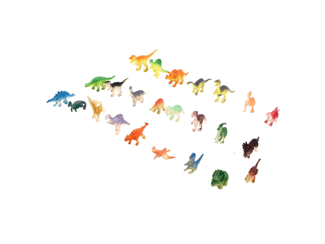 Primerox 24 Pcs Estatuetas de Dinossauros em Plástico com Detalhes Reais Brinquedo para Crianças