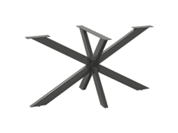 Vidaxl Pé De Mesa De Jantar Em Formato De Aranha, Antracite, 150x78x(72-73) Cm, Aço