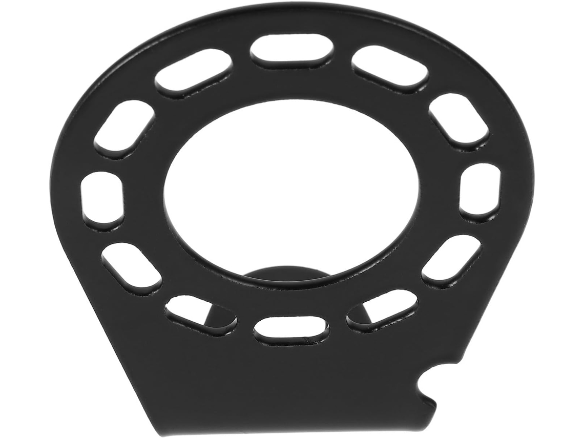 Suporte Para Plugue De Reboque Compatível Com Chicote Elétrico De Veículos, Em Metal Preto.