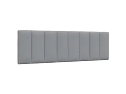 Vidaxl Almofadão De Cabeceira Hanko 160 Cm Tecido Cinzento-claro