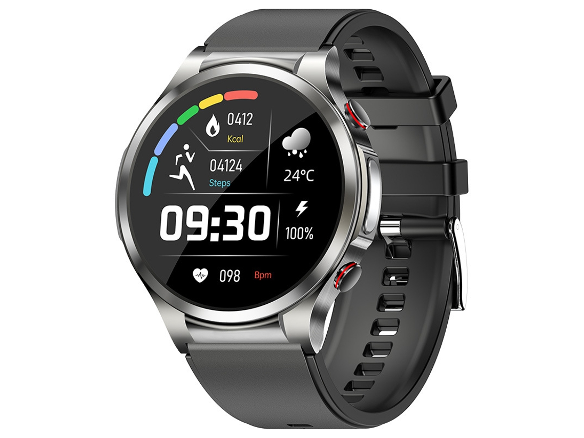 Smartwatch Multifuncional, Tecido 1.32 Polegadas, Ip67 À Prova De Poeira E À Prova Dágua, Prata Bestvite