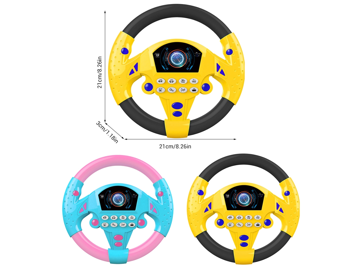 Primerox volante de Simulação Elétrico com Luzes e Sons Brinquedo Educativo para Bebês