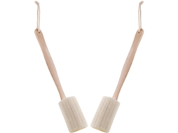 Lurelia Kit De 2 Buchas Vegetais De Banho De Cuidado Corporal, Cabo Longo, Cerdas Macias E Massagem Suave, Uso Diário Essencial