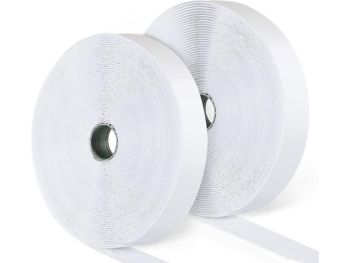 Fita Adesiva de Velcro de 15m, Fita Adesiva Autoadesiva Resistente a Arranhões, Ideal para Presente. GOKOCO
