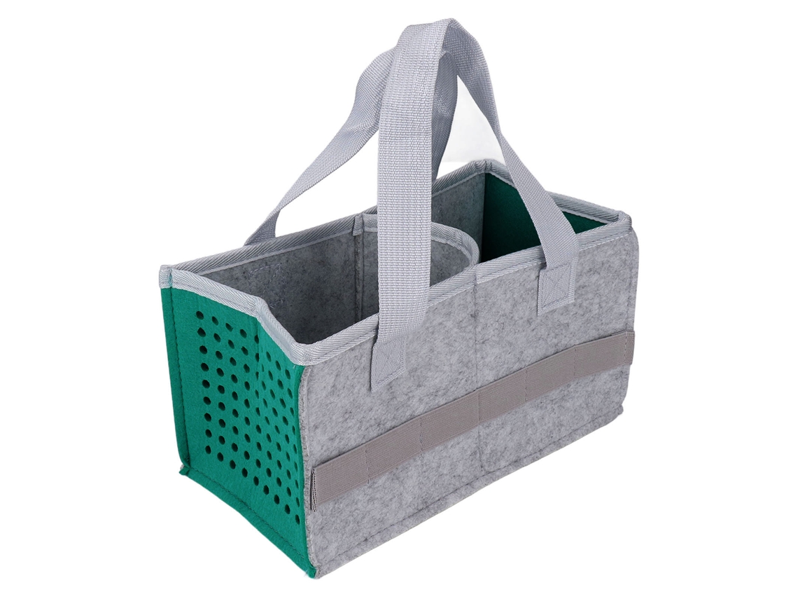 Mali bolsa de Transporte Feltro para Toniebox Starter Set com 6 Cintos Elásticos Azul Lago