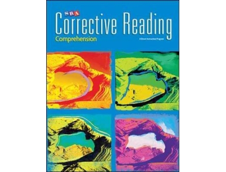 Livro corrective reading comprehension level b2, workbook de mcgraw hill (inglês)