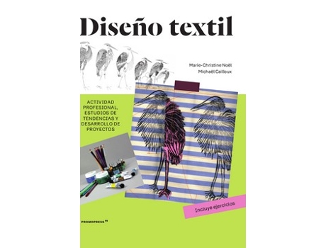 Livro Diseño Textil de Marie-Christine Nöel (Espanhol)