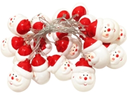 Papai Noel Decorativo Iluminado De Natal Com Led E Gorro Vermelho.