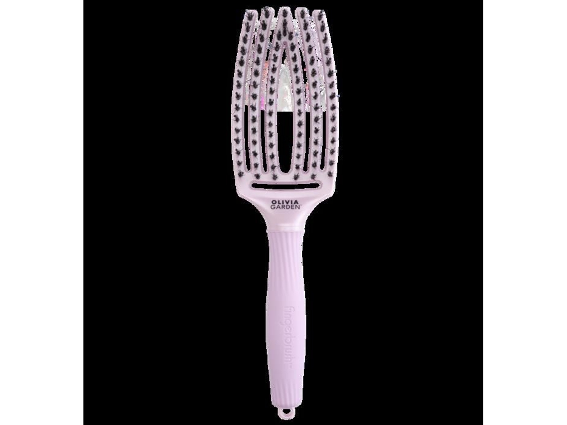 Olivia Garden Fingerbrush M Ethereal Lavender Combination Detangling Brush