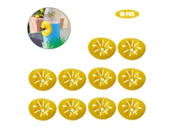 Conjunto de 10 Mini Armadilhas para Abelhas em Formato Flor BRILVIBERA