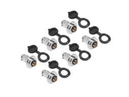 Plug Conector Aéreo De Latão Com 15 Peças 25mm 12a