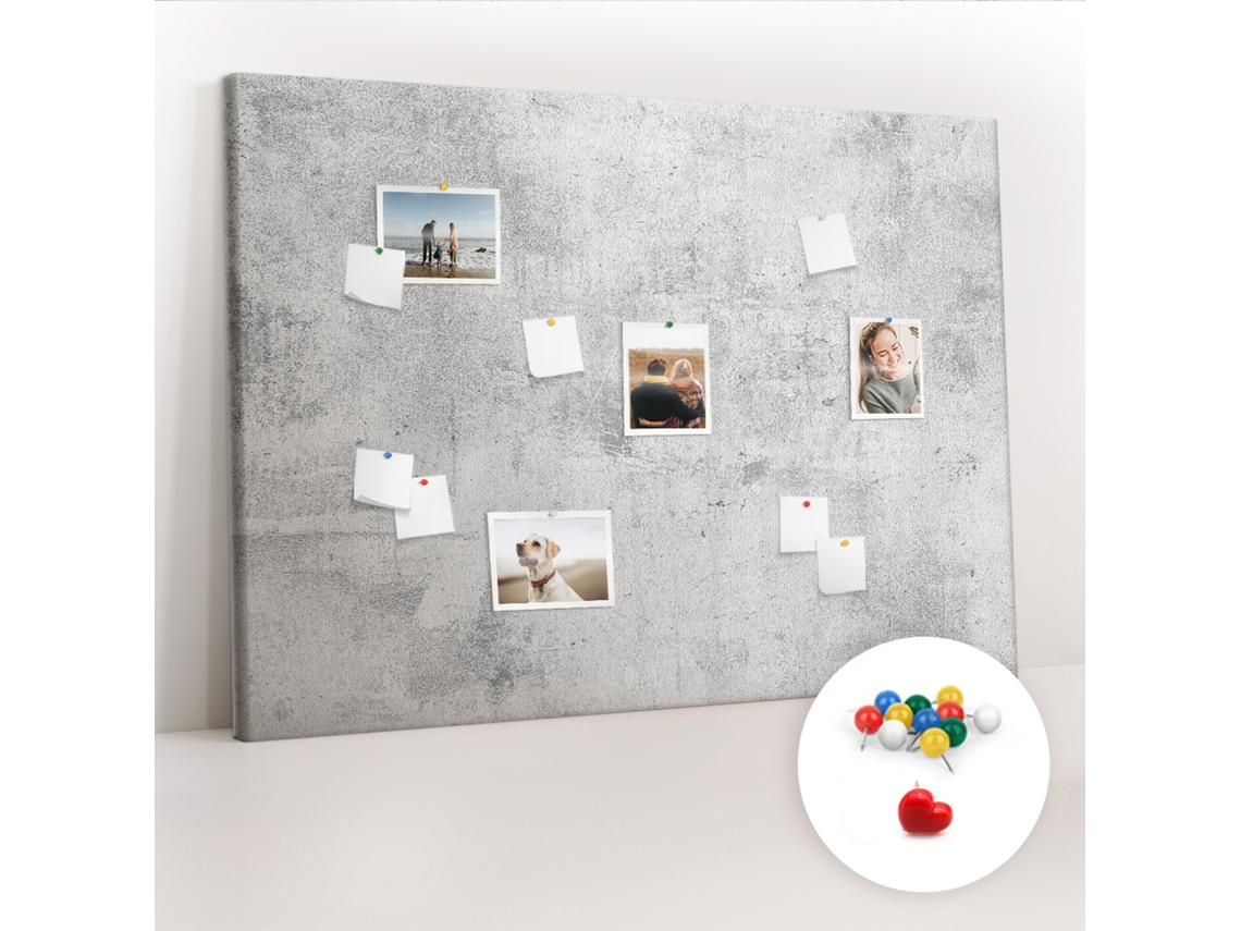 Painel De Cortiça Para Parede Muro De Concreto Para O Corredor Espelharte (140x100 Cm)