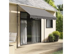 Vidaxl Toldo Retrátil 250x150 Cm Tecido E Aço Antracite