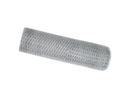 Conjunto 1 Cerca Hexagonal Vidaxl Prateado Aço (0,4 X 10 M)