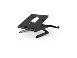 Lurelia Suporte Para Portátil Ergonómico, Antiderrapante, Com Ventilação, Em Liga De Alumínio, Compatível Com Macbook, Em Preto