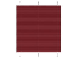 Pleated Blind, Pleated Blinds Vidaxl Vermelho Poliéster (115 X 100 Cm)