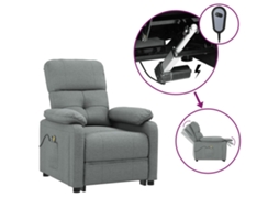 Electric Massage Chair, Electric Massage Chairs Vidaxl Cinzeto Tecido