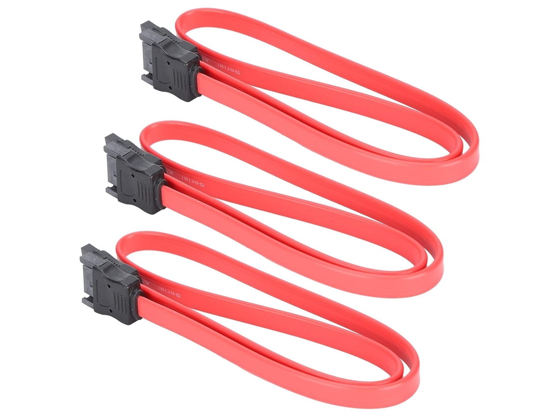 Pacote com 10 Cabos de Extensão Flexíveis para Transmissão de Dados de Disco Rígido. SFUSHOS