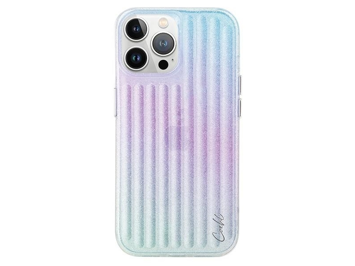 Capa Poeira Estelar para iPhone 15 Pro Max UNIQ Pele Sintética