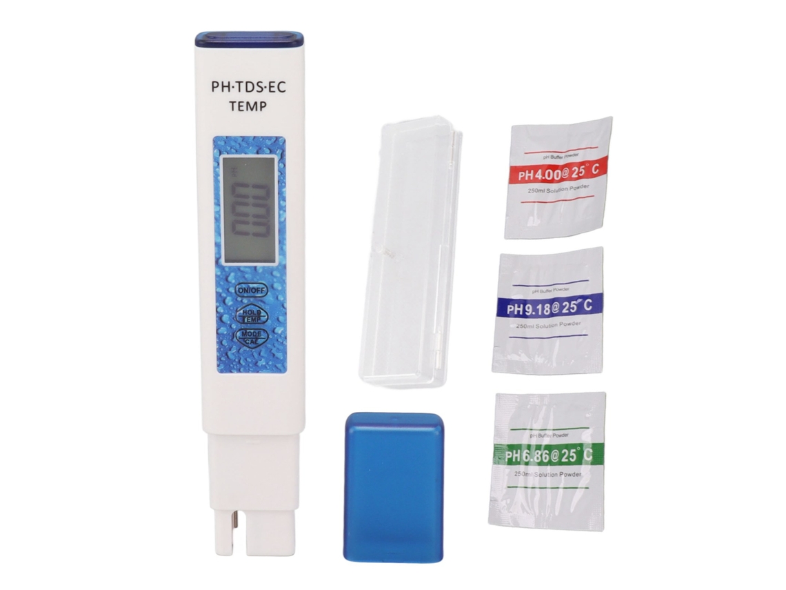 Caneta Medidora de Água 4 em 1 Ph Tds Ec Temp Primerox